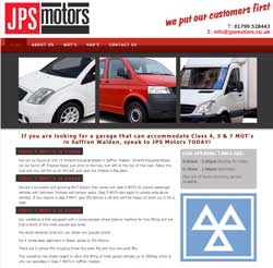 JPS new website for local garage